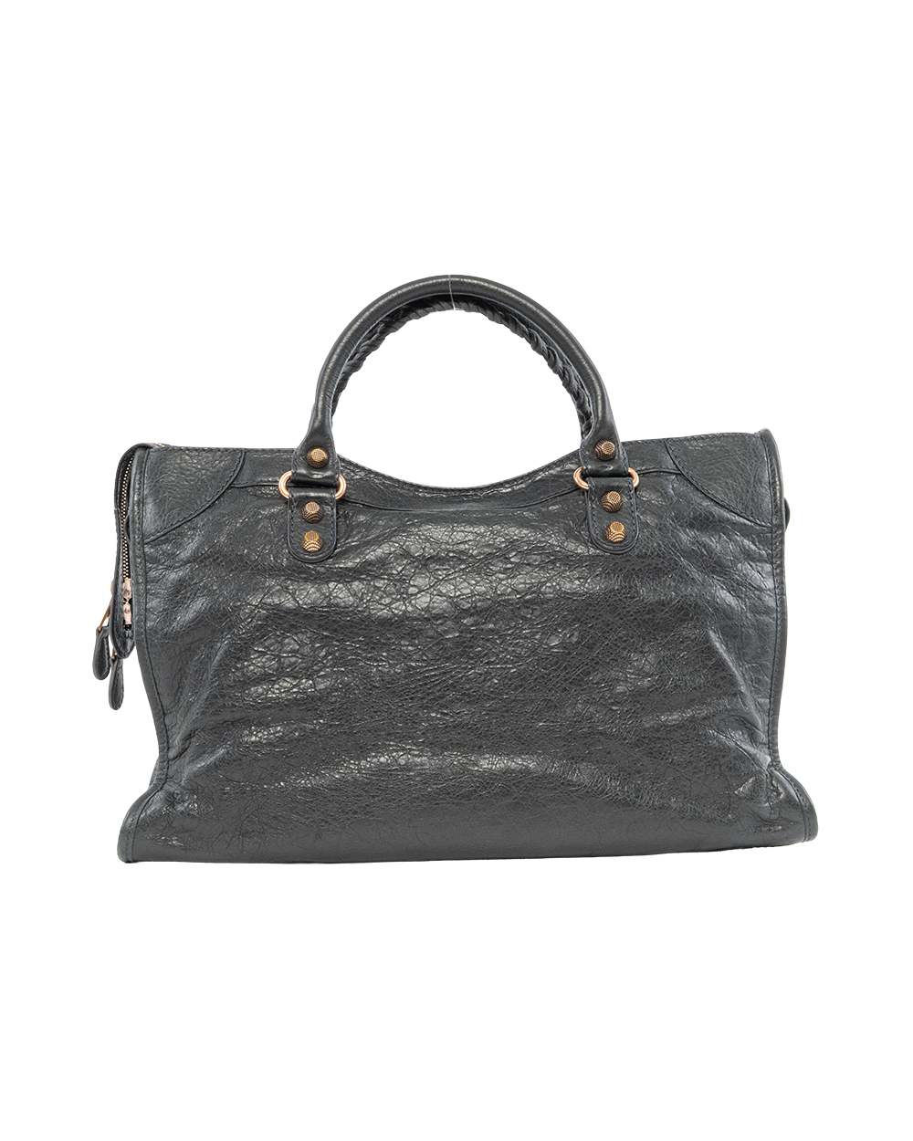 BALENCIAGA CITY MEDIUM GRAY CALF GHW 281770 1202 527589 4070