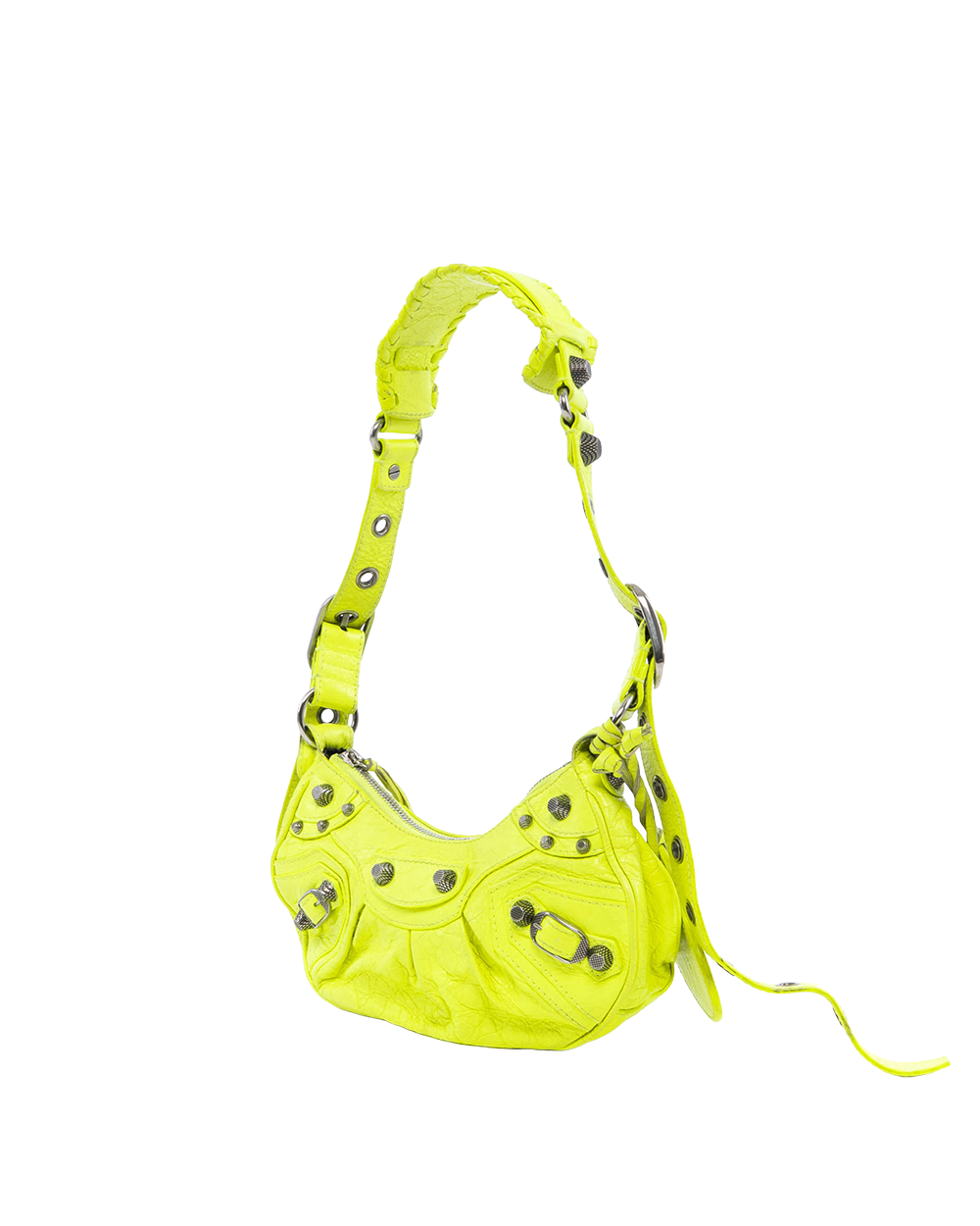 BALENCIAGA LE CAGOLE GREEN NEON CALF SHW 4205