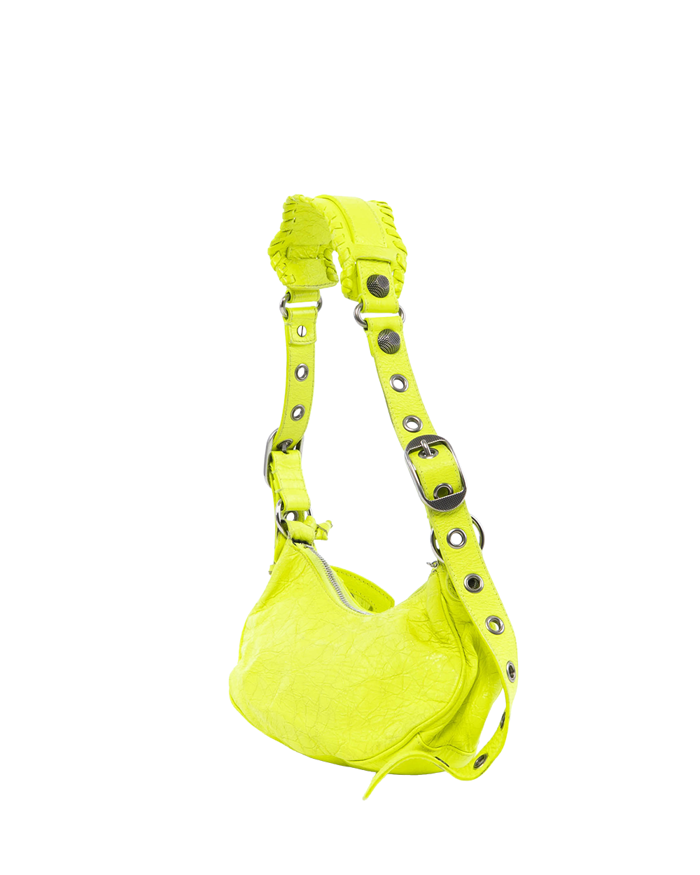BALENCIAGA LE CAGOLE GREEN NEON CALF SHW 4206