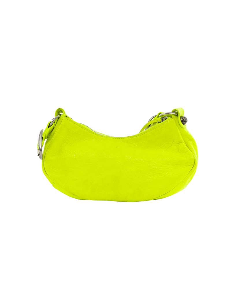 BALENCIAGA LE CAGOLE GREEN NEON CALF SHW 7218