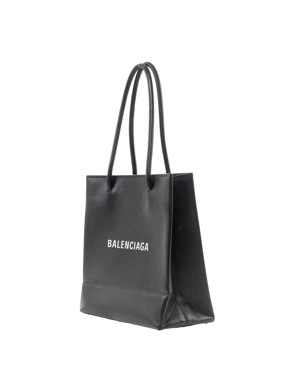 BALENCIAGA SHOPPING TOTE XXS BLACK CALF SHW 8656
