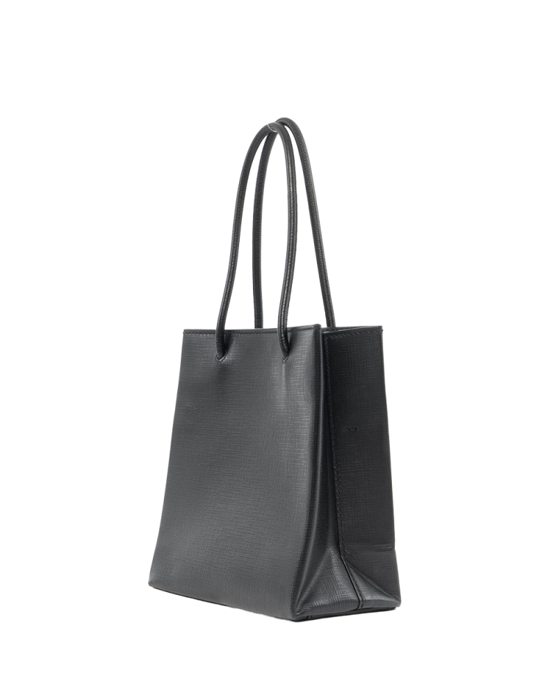 BALENCIAGA SHOPPING TOTE XXS BLACK CALF SHW 8657