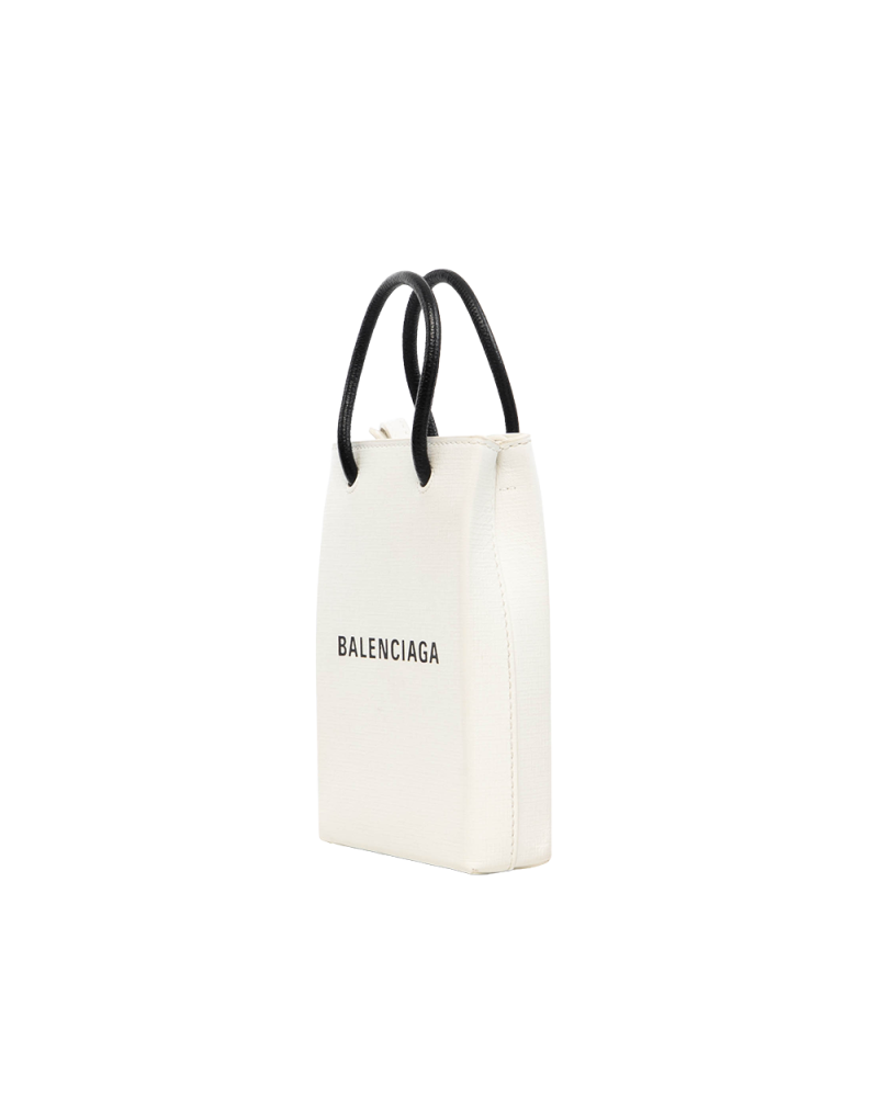 BALENCIAGA SHOPPING TOTE XXS WHITE CALF SHW 5378