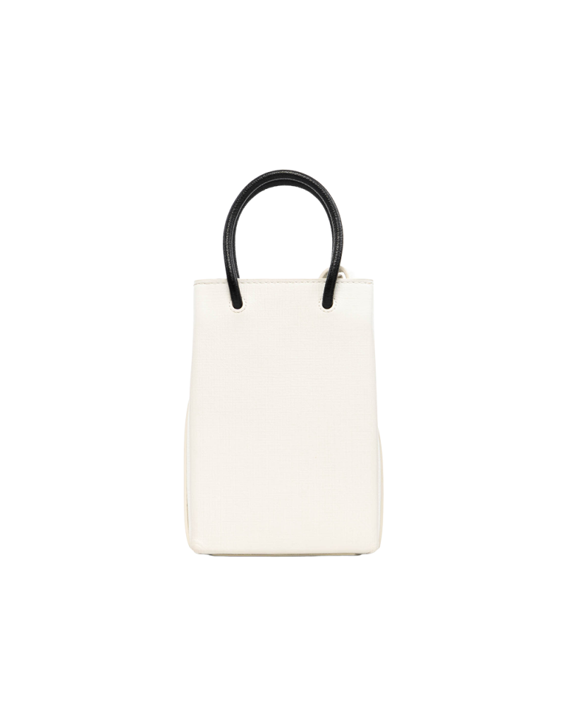BALENCIAGA SHOPPING TOTE XXS WHITE CALF SHW 5380