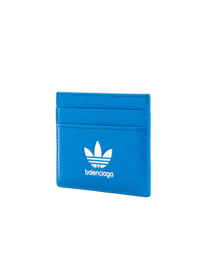 BALENCIAGA X ADIDAS CARD SLOT IN ARENA SHORT BLUE CALF 5595