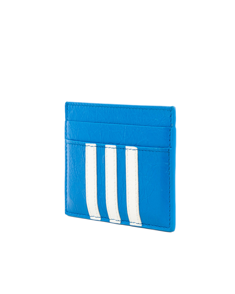 BALENCIAGA X ADIDAS CARD SLOT IN ARENA SHORT BLUE CALF 5596