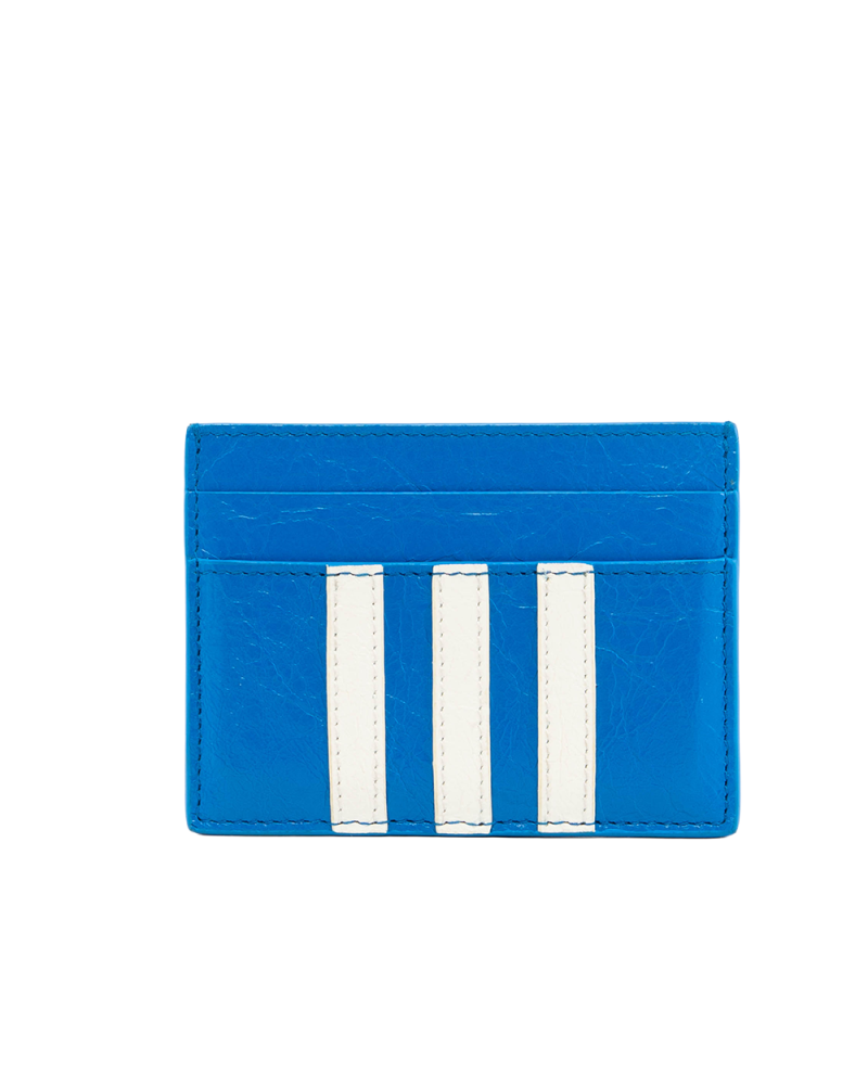 BALENCIAGA X ADIDAS CARD SLOT IN ARENA SHORT BLUE CALF 5597