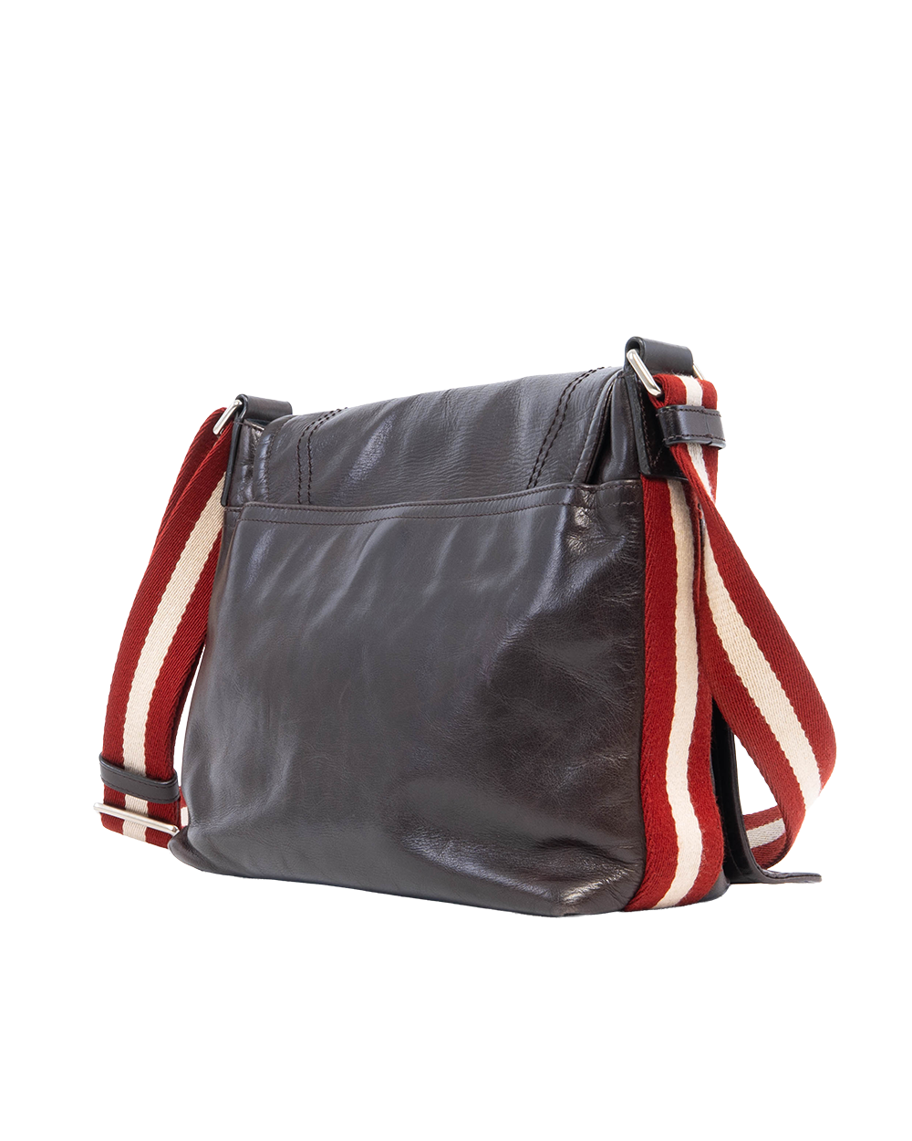 BALLY MESSENGER BAG BLACK CALF SHW 4157