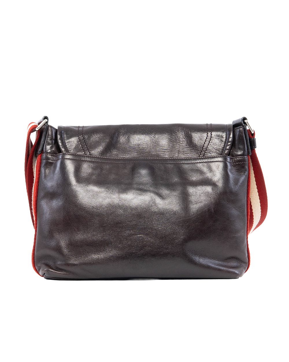 BALLY MESSENGER BAG BLACK CALF SHW 4158