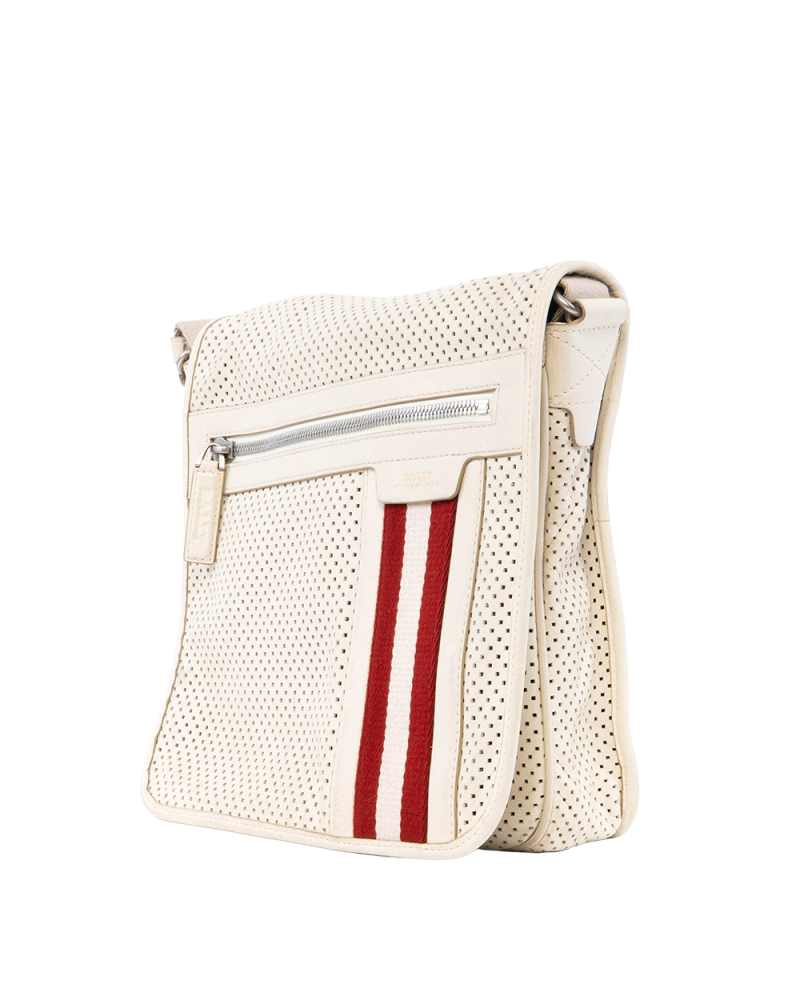 BALLY SHOULDER BAG WHITE CALF SHW 0355