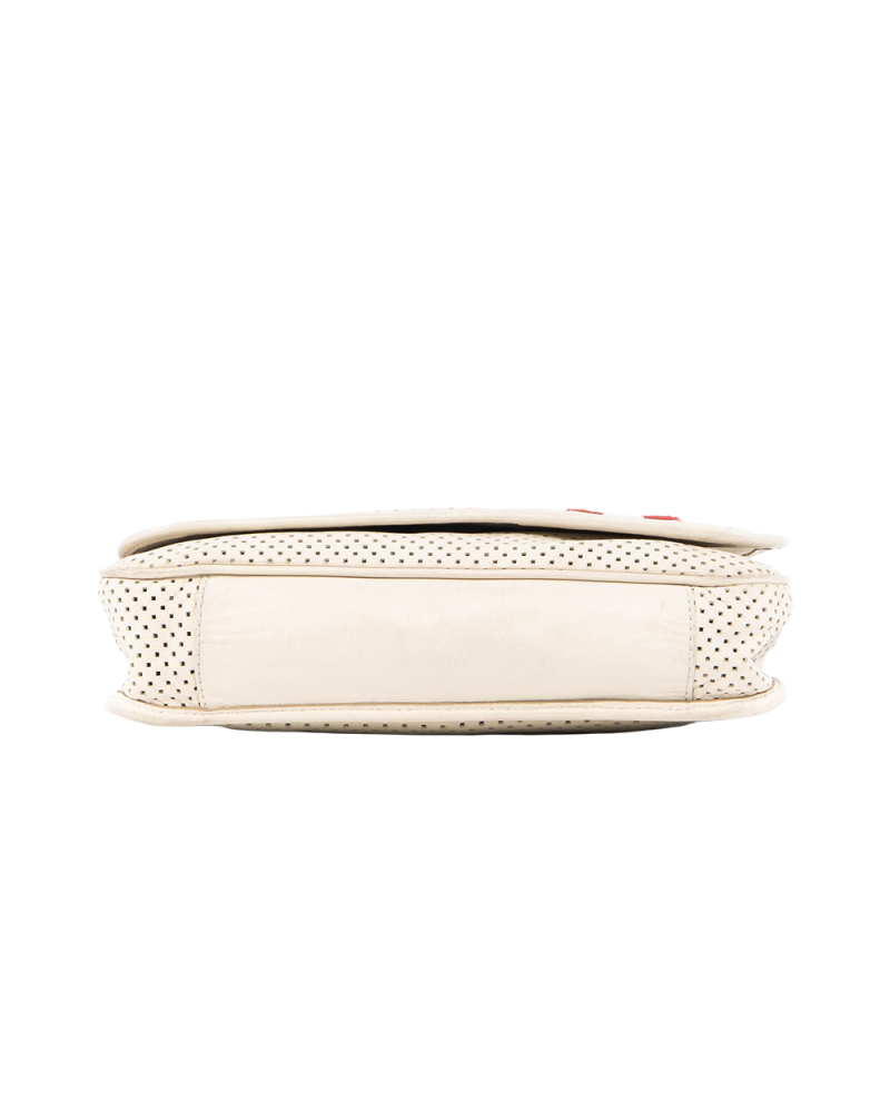 BALLY SHOULDER BAG WHITE CALF SHW 0358
