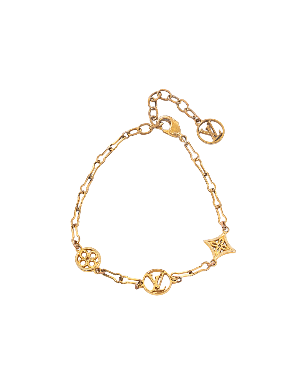 BB251723 LV FOREVER YOUNG BRACELET GOLD MONOGRAM FLOWERS GHW