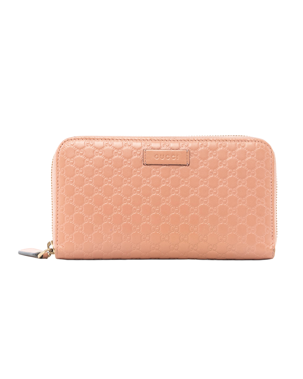 BB252077 GUCCI MICRO GUCCISSIMA ZIP AROUND LONG PINK LEATHER GHW 449391 2149