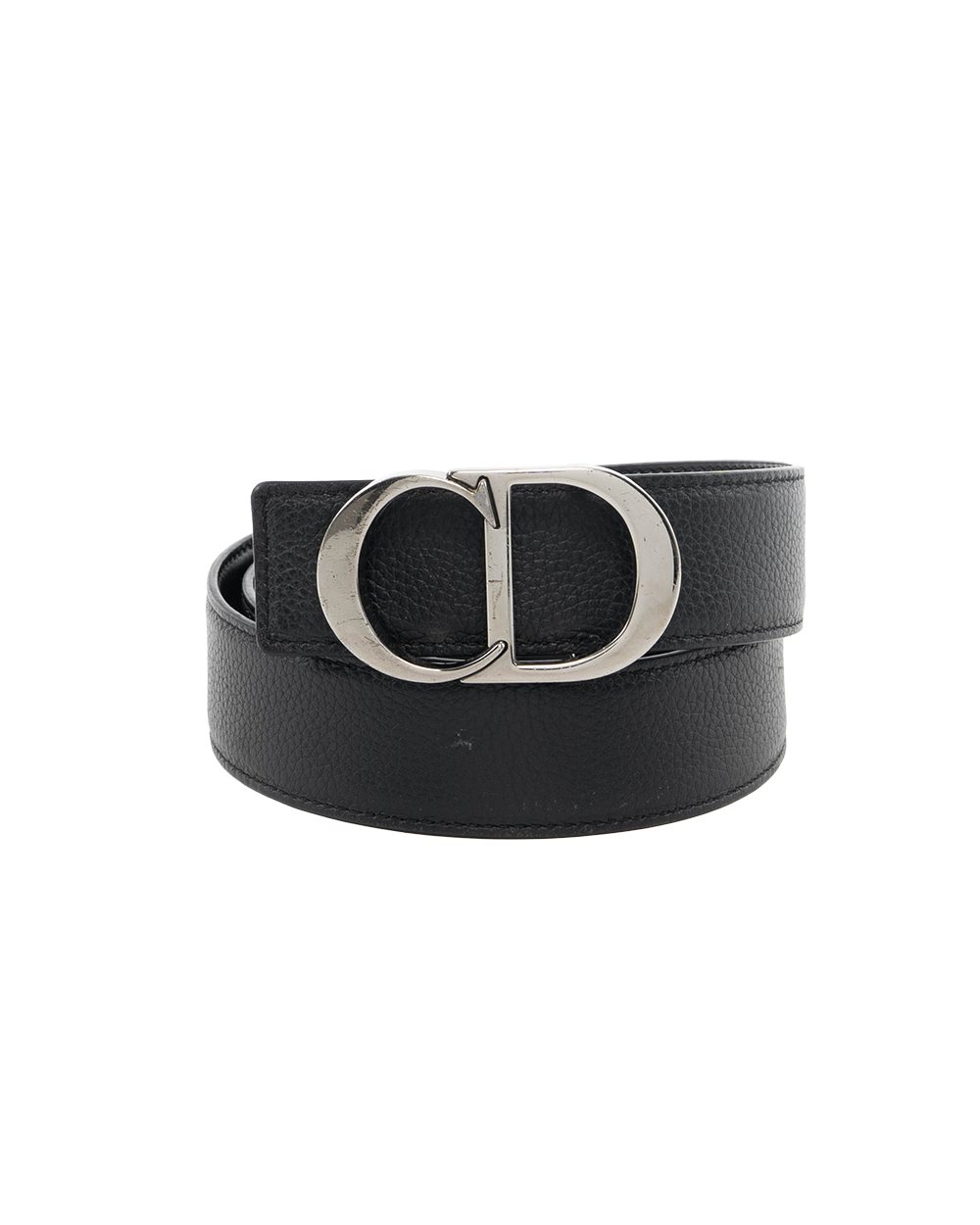 BB252104 DIOR HOMME BELT 95 BLACK CALF SHW 23 MA 0242