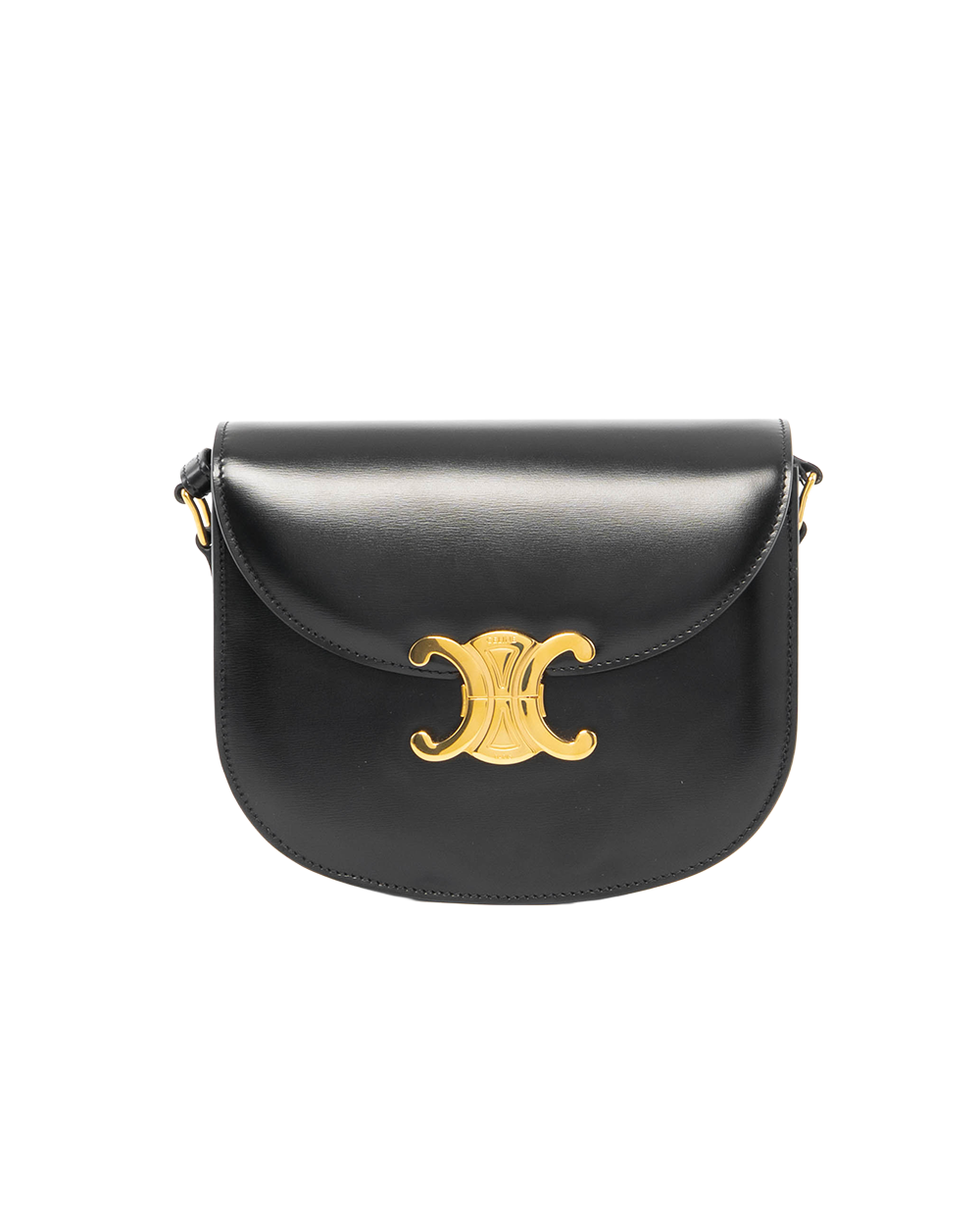 BB252105 CELINE BESACE TEEN BLACK CALF GHW S CU 3222