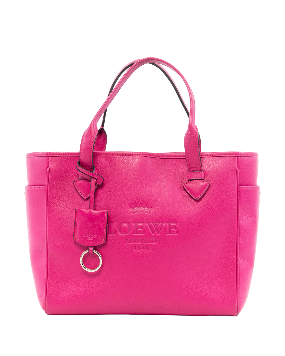 BB252151 LOEWE HERITAGE TOTE BAG SMALL PINK CALF SHW 061205