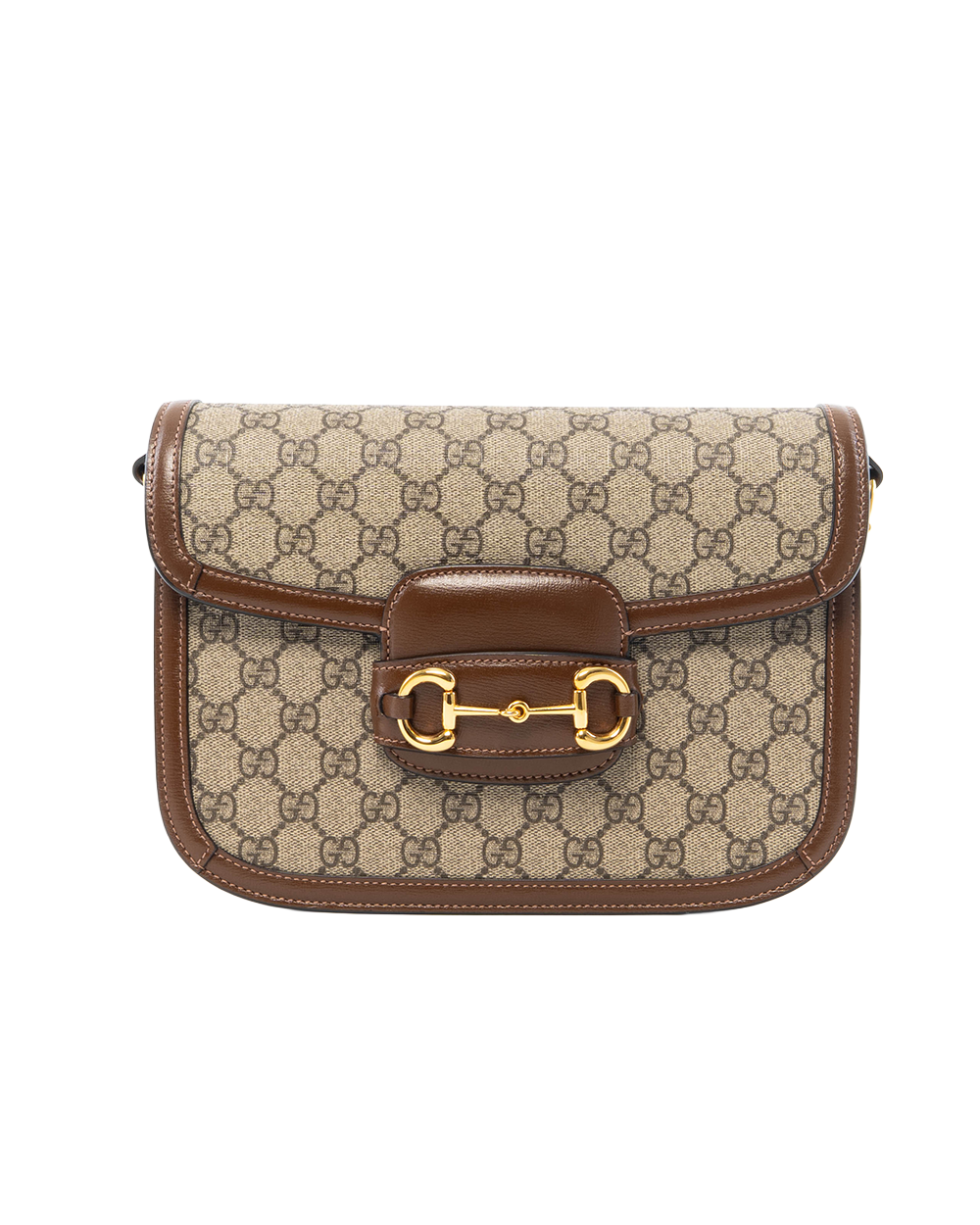 BB252232 GUCCI HORSEBIT 1955 MEDIUM BROWN GG MONOGRAM CANVAS GHW 602204 493075