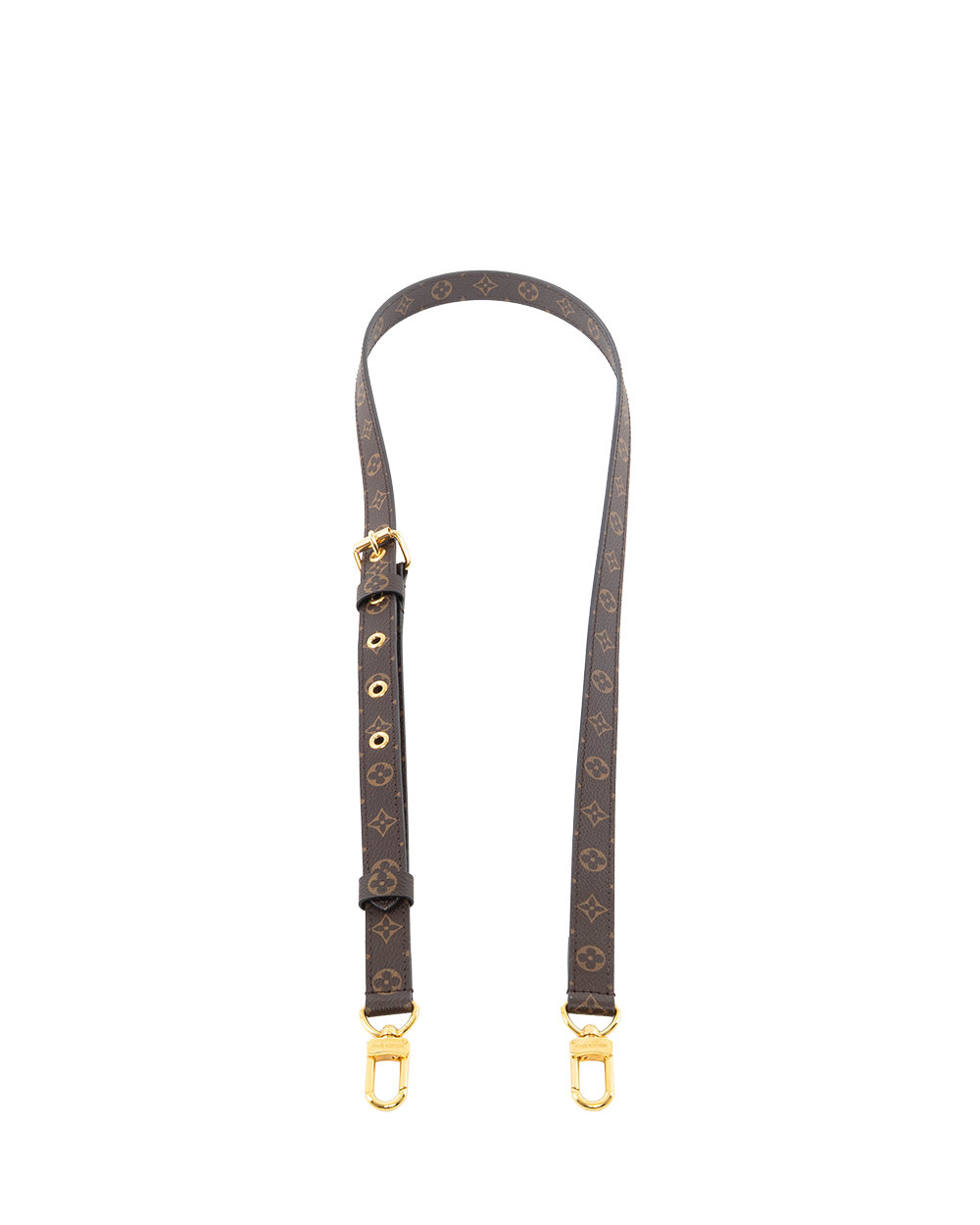 BB252307 LV BAG STRAP BROWN MONOGRAM CANVAS GHW