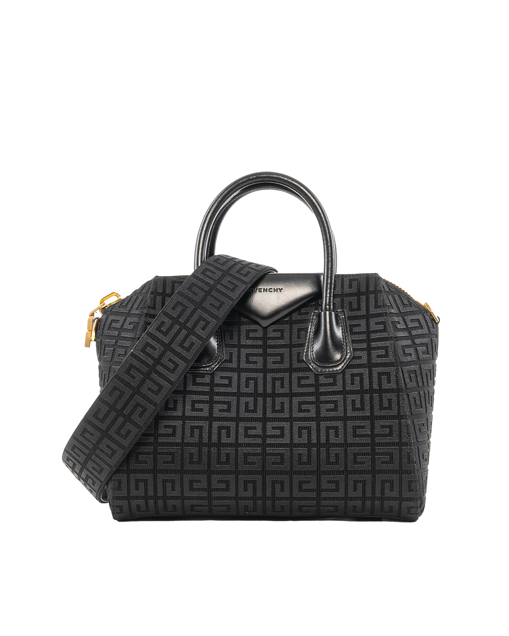 BB252311 GIVENCHY ANTIGONA TWIST SMALL BLACK CALF GHW