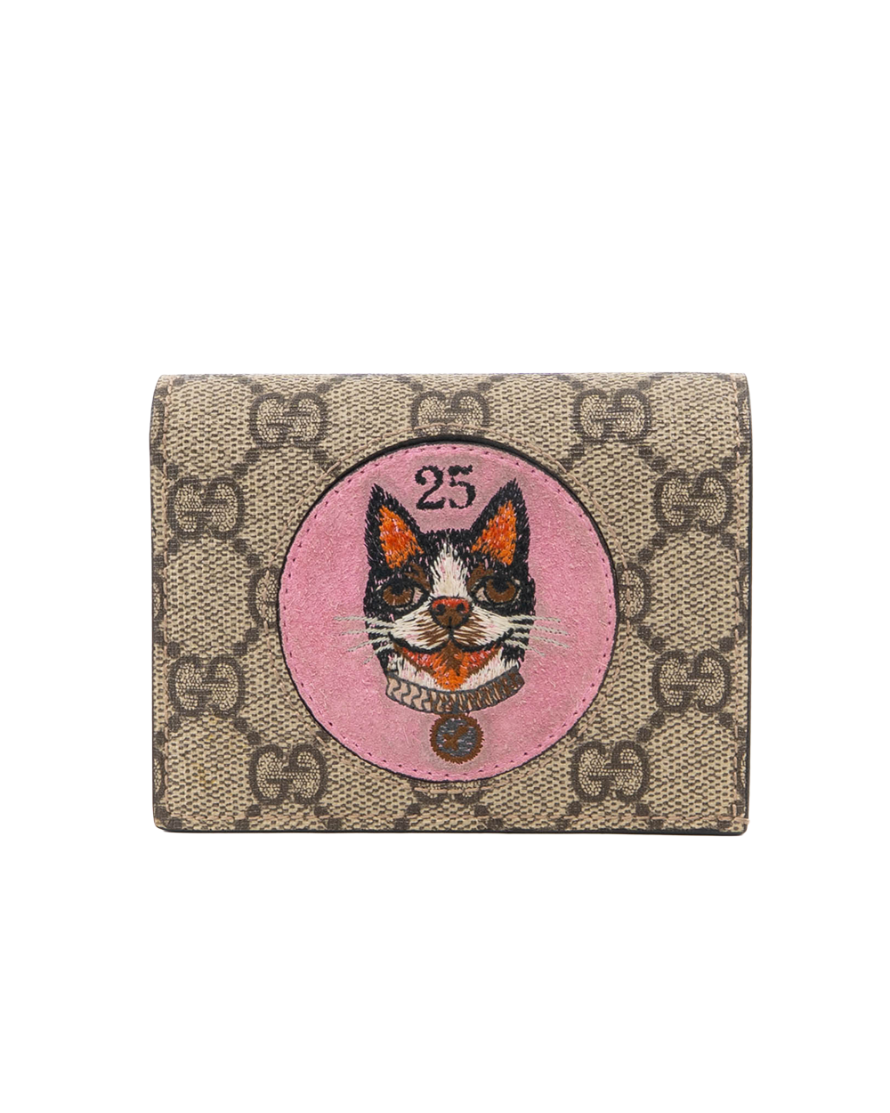 BB252340 GUCCI BOSCO PATCH SHORT BROWN GG MONOGRAM CANVAS GHW 0506227 0959