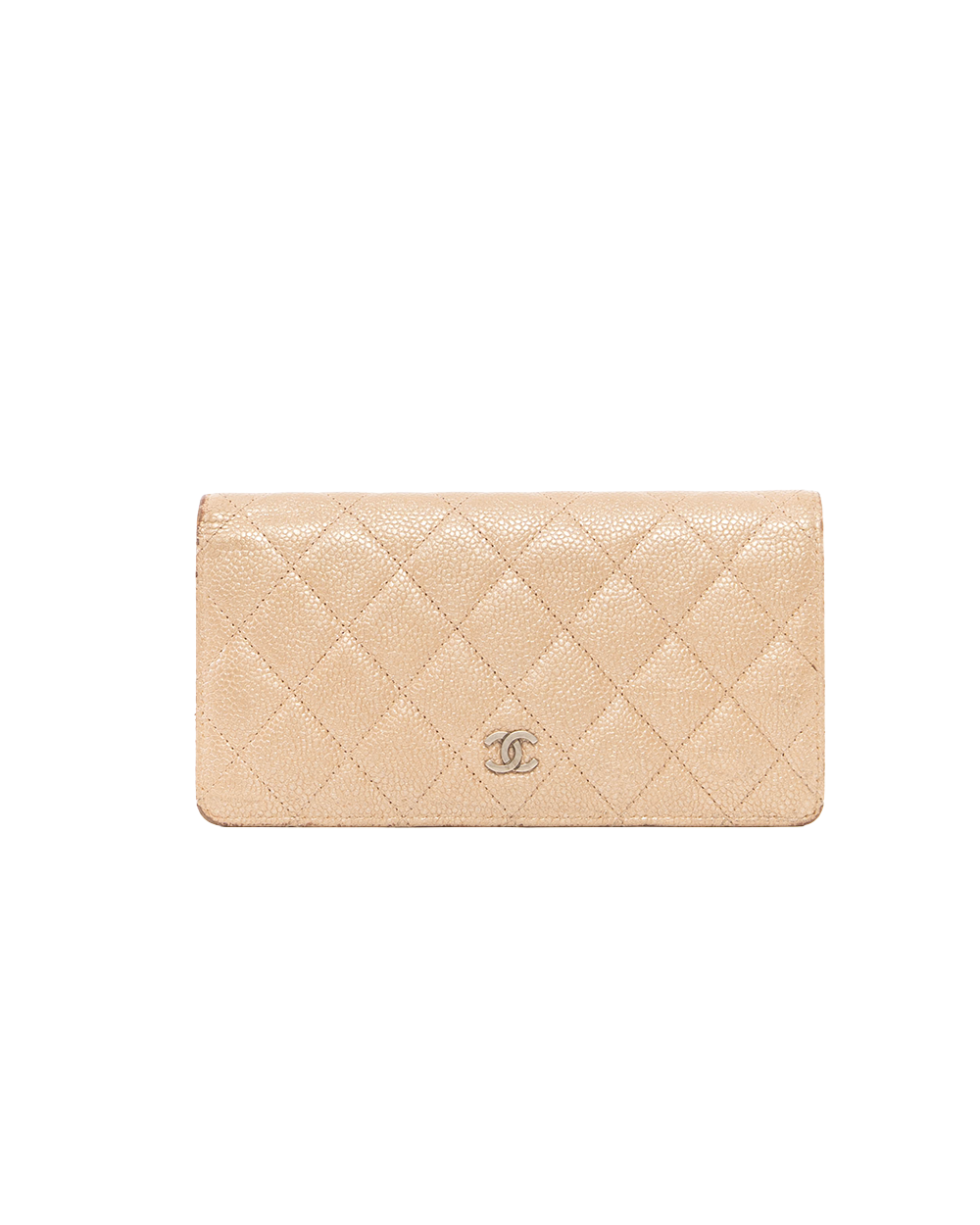 BB252400 CHANEL BIFOLD WALLET LONG GOLD CAVIAR GHW 21577281