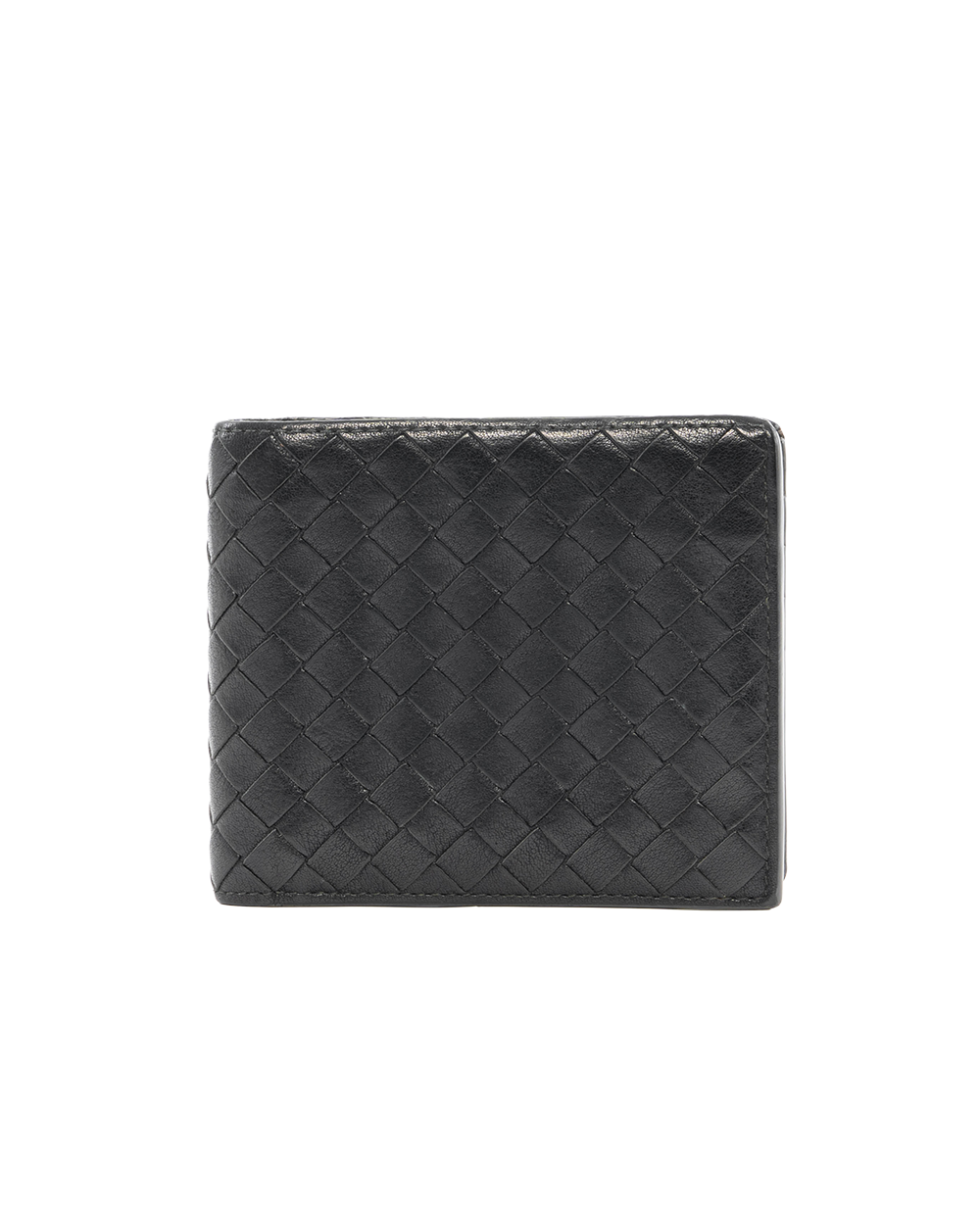 BB252438 BOTTEGA 8 CARD WALLET SHORT BLACK CALF B05425922D