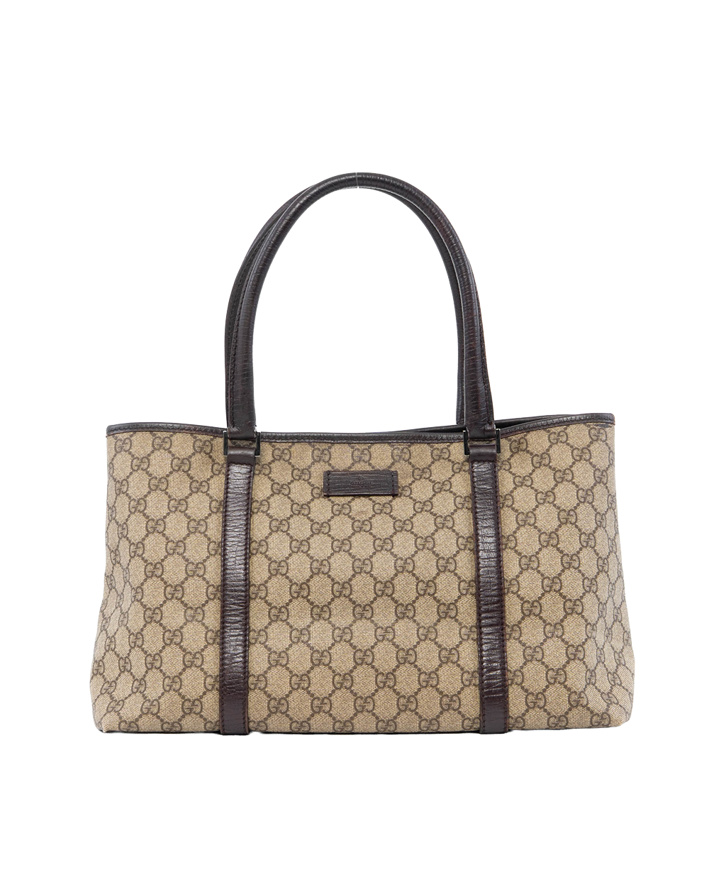BB252466 GUCCI HANDBAG TOTE BROWN GG MONOGRAM CANVAS SHW