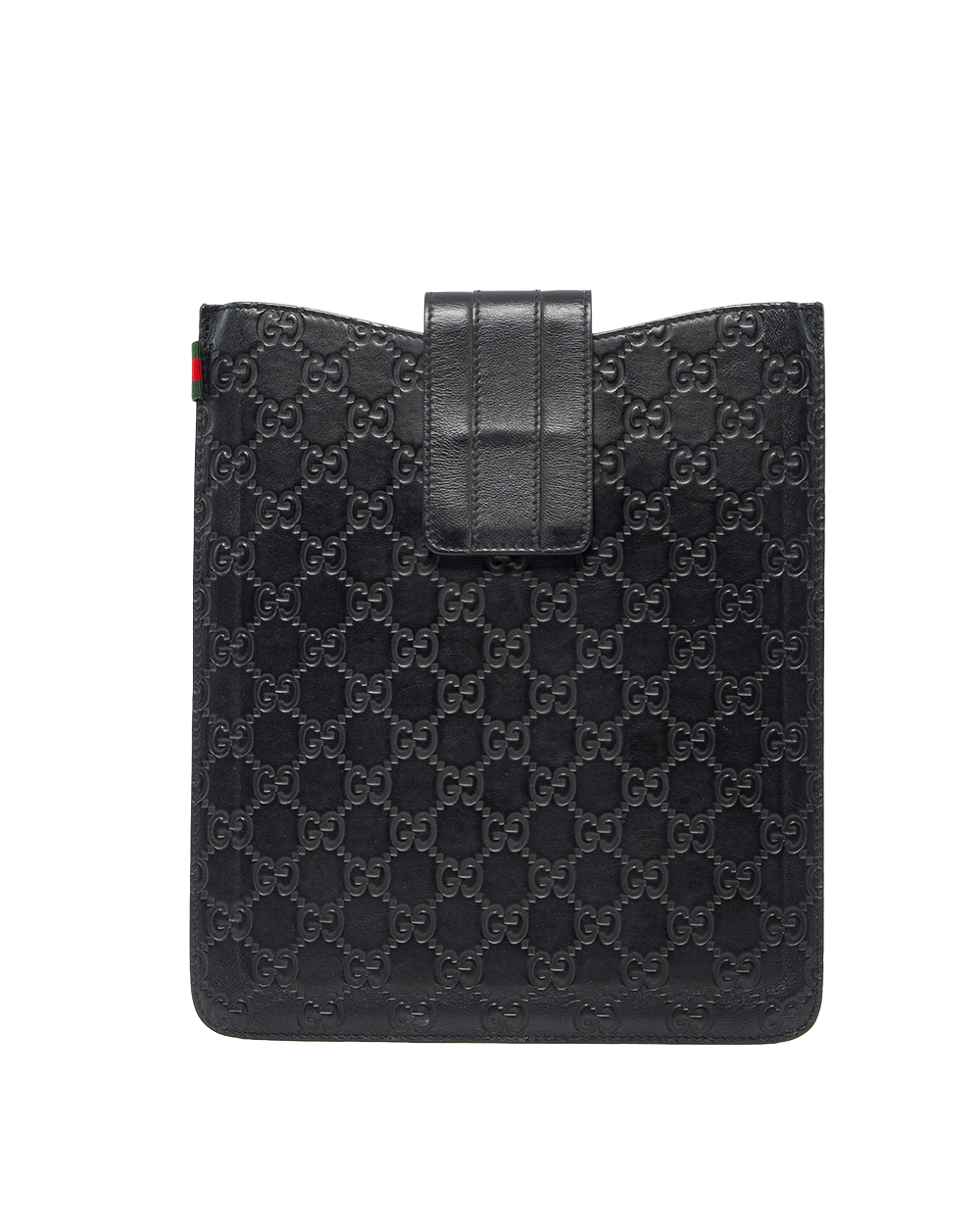 BB252517 GUCCI GUCCISSIMA IPAD CASE BLACK CALF