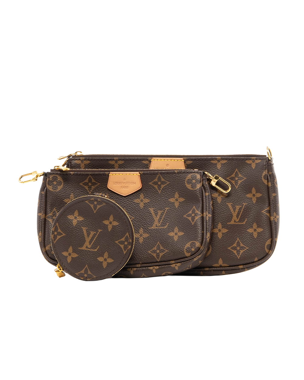 BB252518 LV MULTI POCHETTE ACC BROWN PINK MONOGRAM CANVAS GHW DR4139