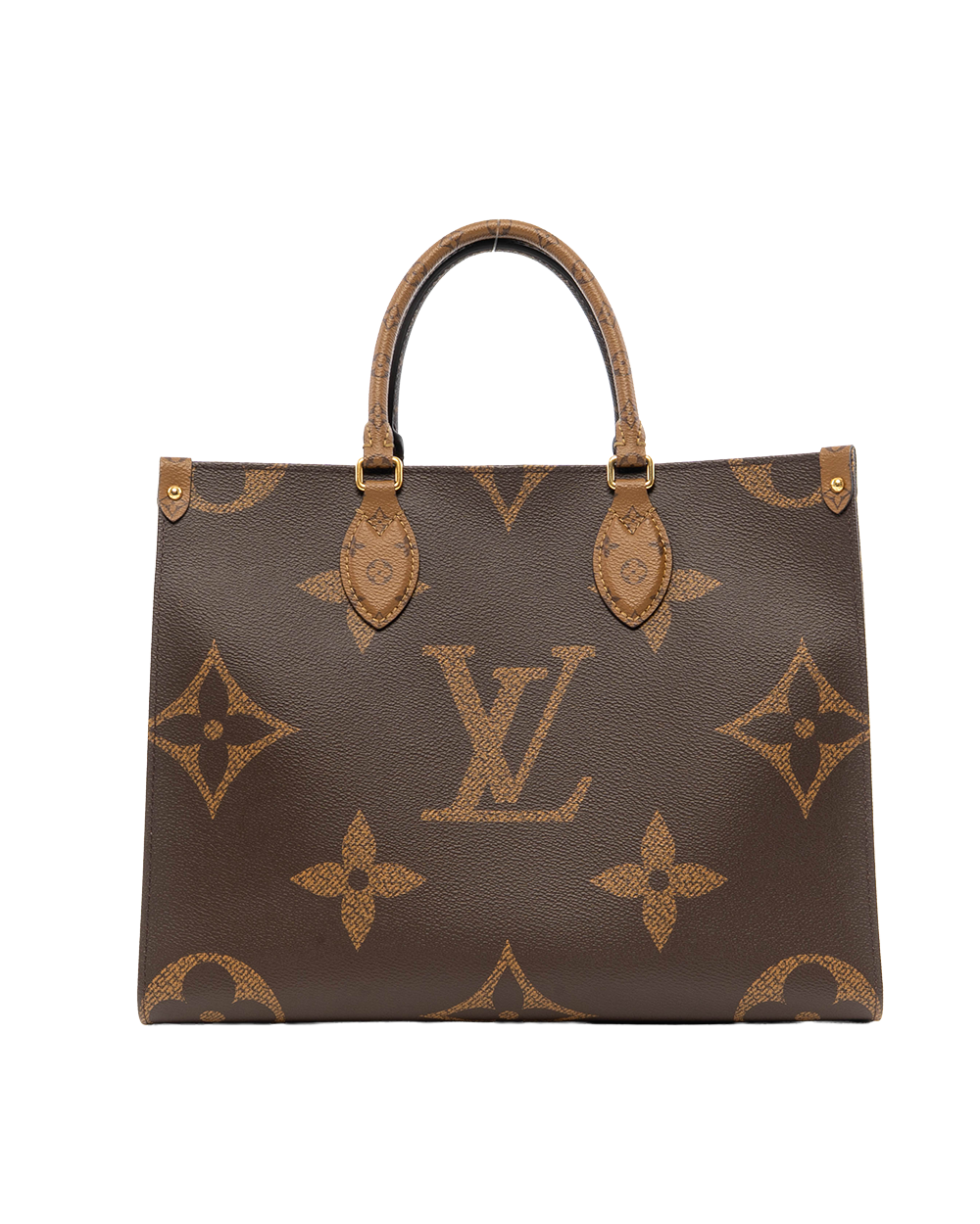 BB252522 LV ON THE GO MM BROWN MONOGRAM REVERSE GHW MICROCHIP