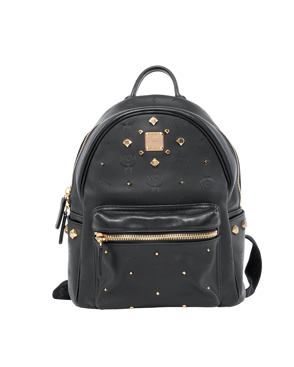 BB252560 MCM BACKPACK BLACK CANVAS GHW MMK6SVH44BK001
