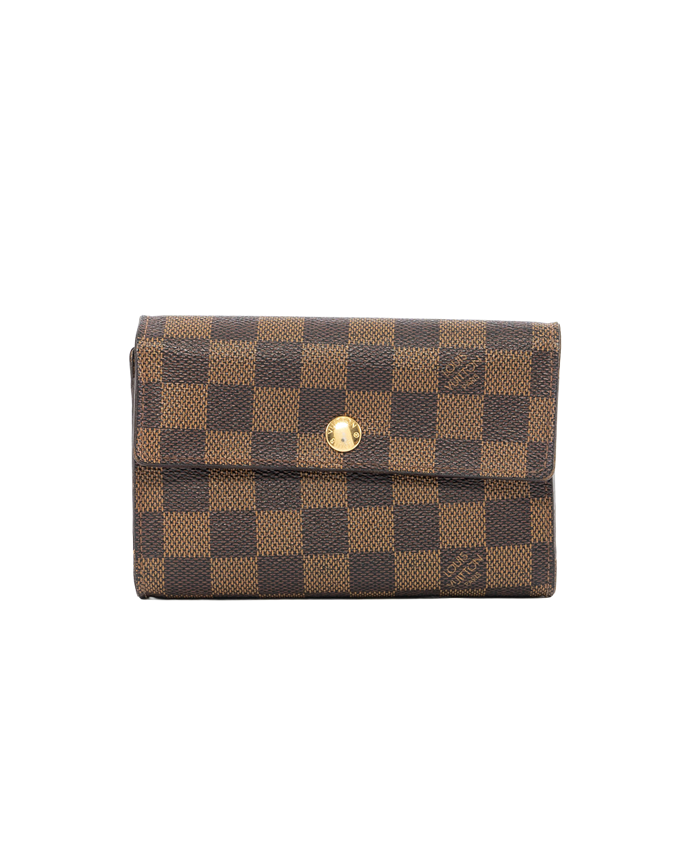 BB252679 LV TRI FOLD WALLET MEDIUM BROWN DAMIER CANVAS GHW SP3057