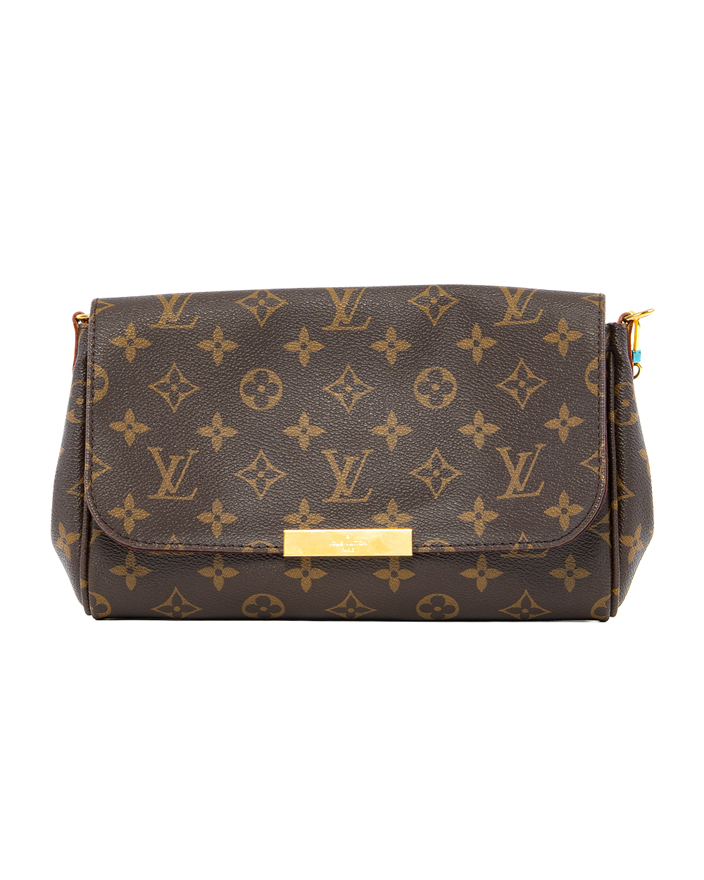 BB252826 LV FAVORITE MM BROWN MONOGRAM CANVAS GHW SA4124