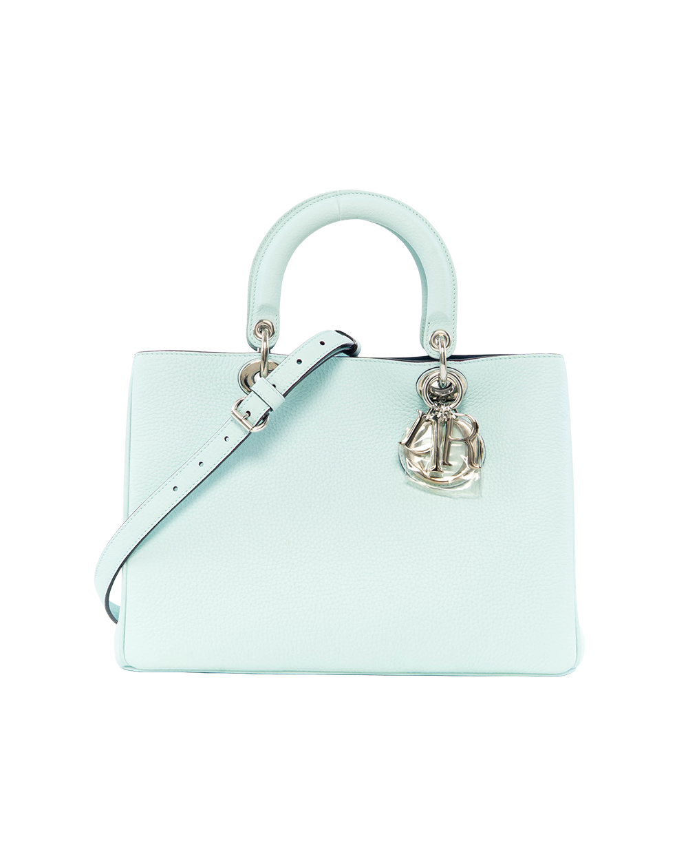BB252827 DIOR DIORISSIMO TOTE BAG MEDIUM BLUE BABY BLUE CALF SHW OB MA 1105