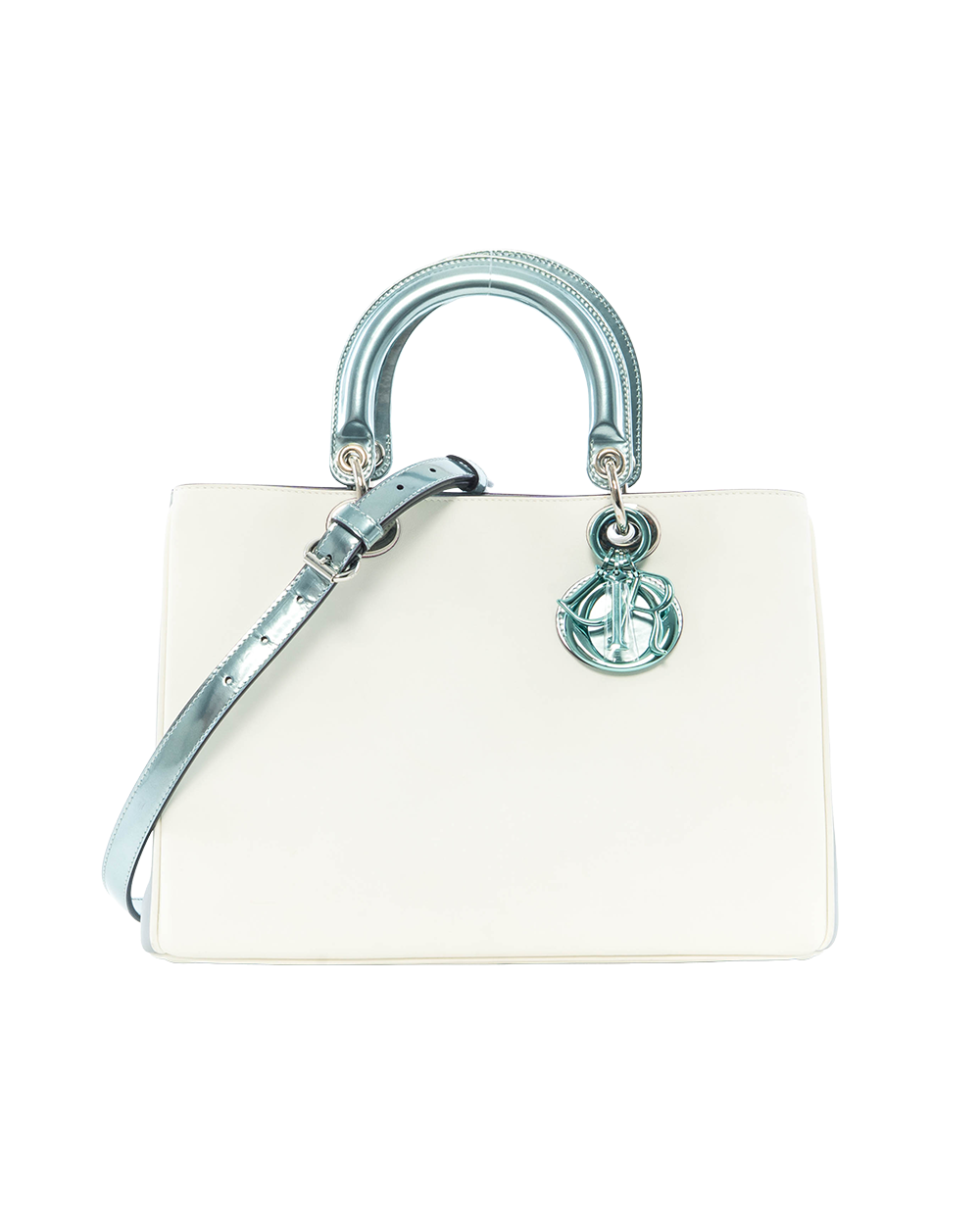 BB252828 DIOR DIORISSIMO TOTE BAG MEDIUM BEIGE GRAY CALF SHW 09 MA 0195