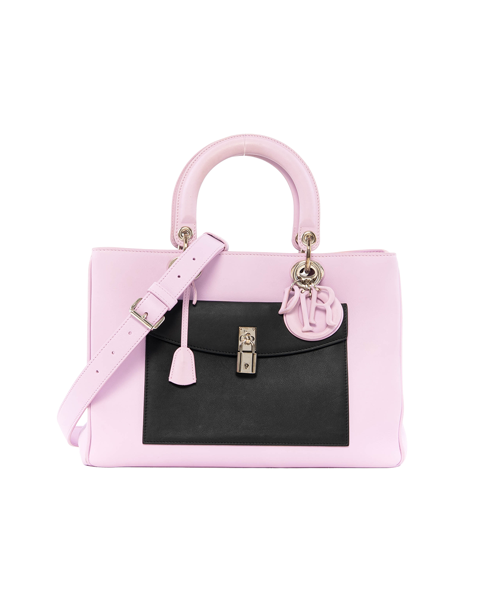 BB252831 DIOR LADY L FORNT POCKET MEDIUM PURPLE BLACK CALF SHW 17 BO 0174