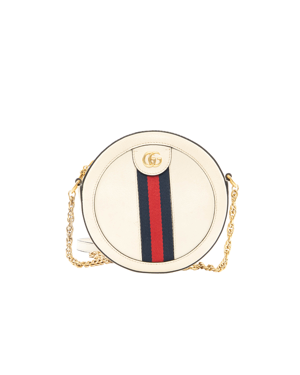 BB252981 GUCCI OPHIDIA ROUND WHITE RED BLUE CALF GHW 550618 213317