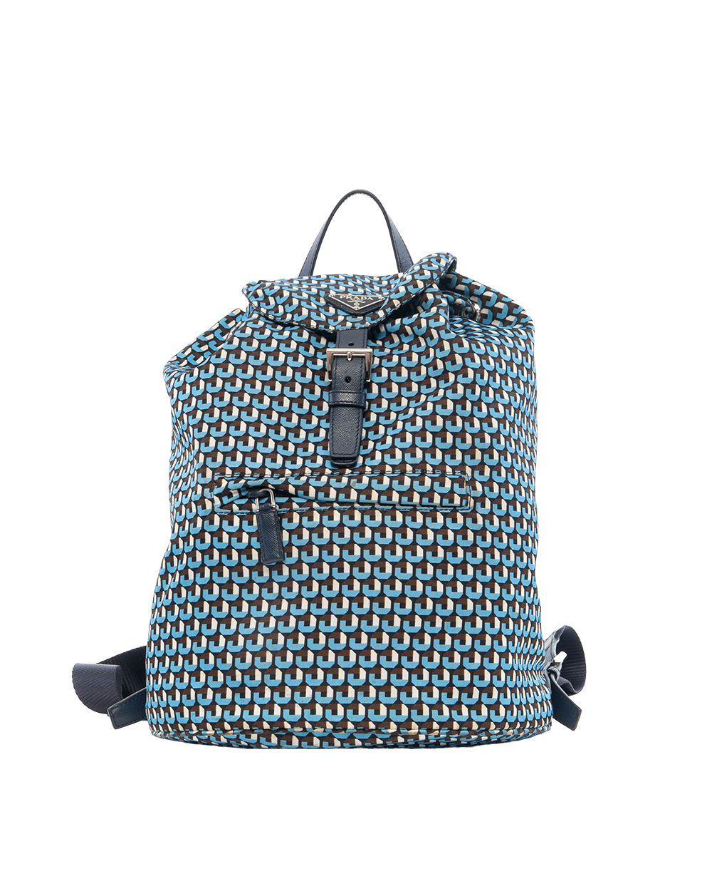 BB252986 PRADA BACKPACK BLUE NYLON SHW