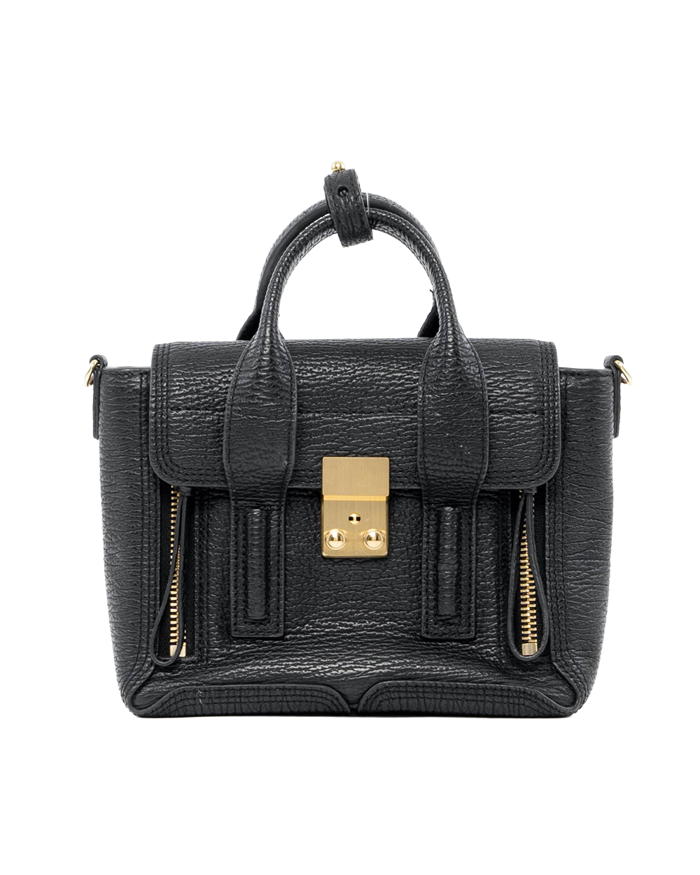 BB253003 PHILLIP LIM PASHLI MINI BLACK CALF GHW