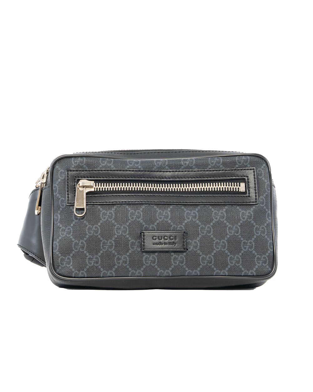 BB253013 GUCCI BELT BAG CAMERA BLACK GG SUPREME MONOGRAM CANVAS SHW 474293 520981