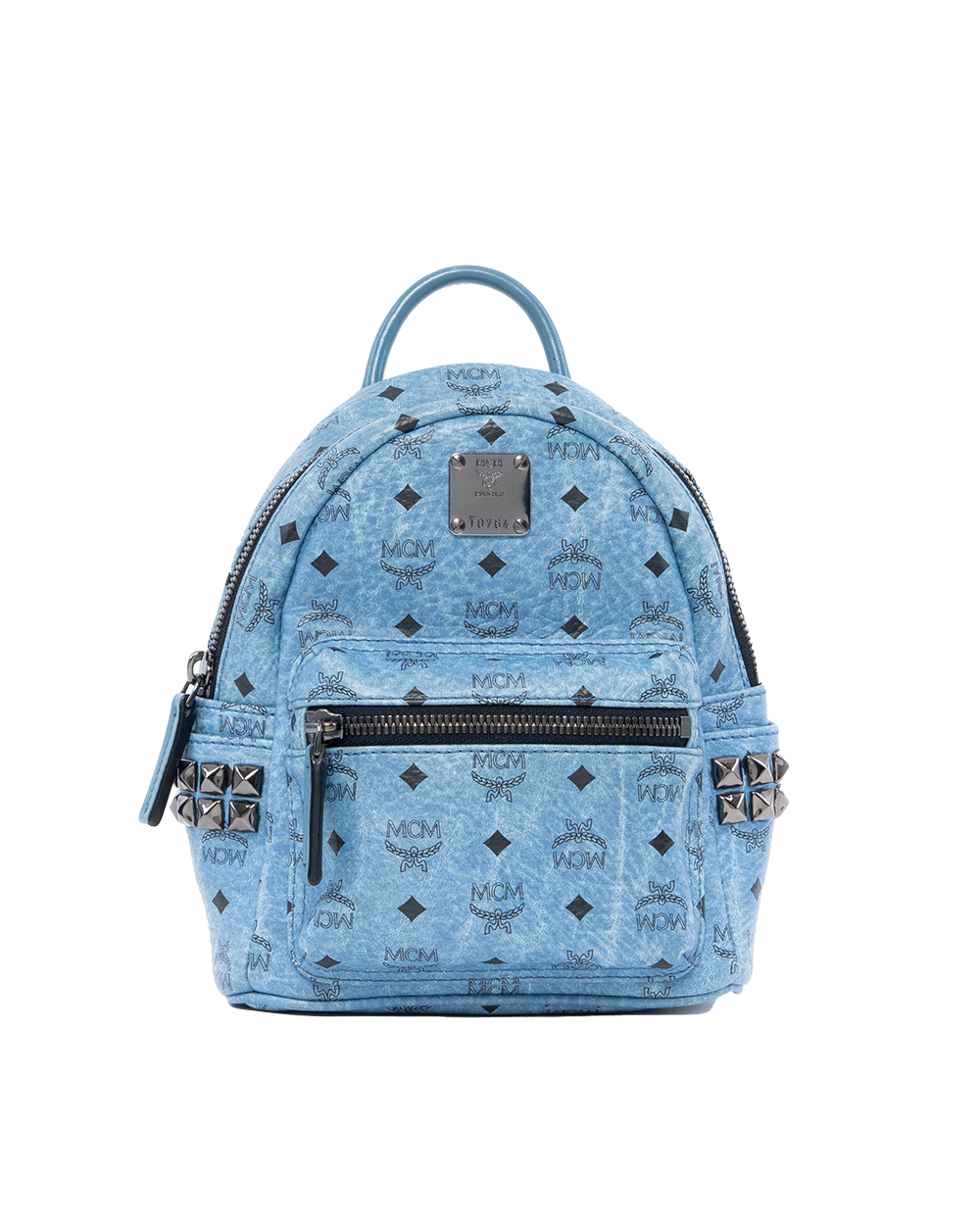 BB253102 MCM BACKPACK MINI BLUE CANVAS SHW MMK5SVE92LE001