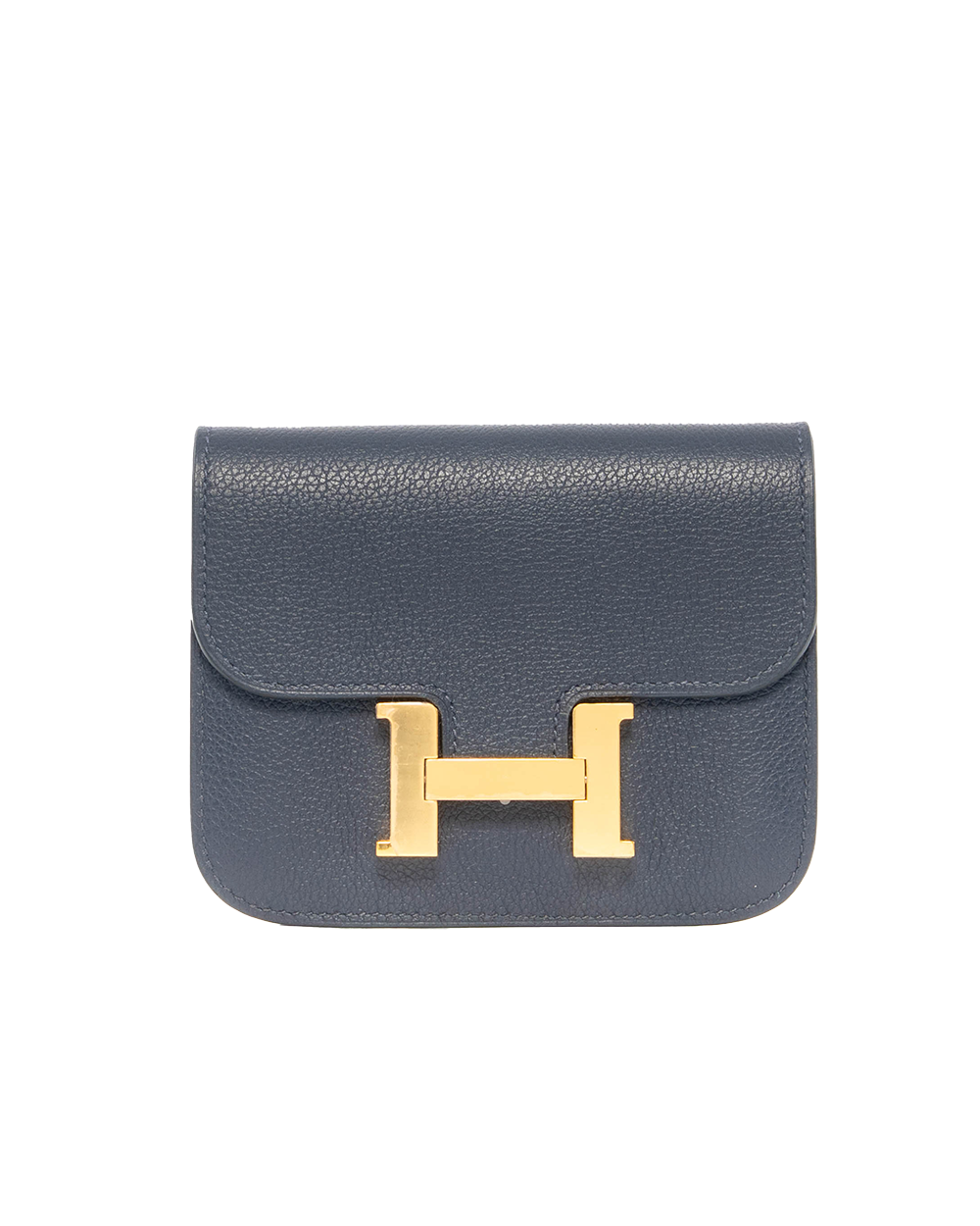 BB253217 HERMES CONSTANCE SLIM BLUE NAVY GHW U AM 003 UH