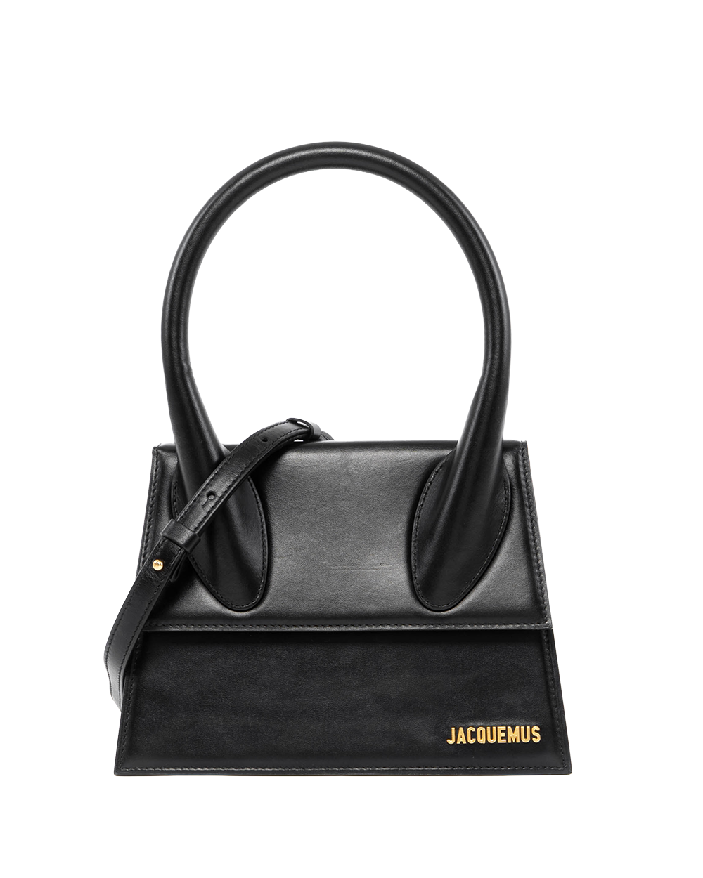 BB253273 JACQUEMUS LE CHIQUITO BLACK LEATHER GHW