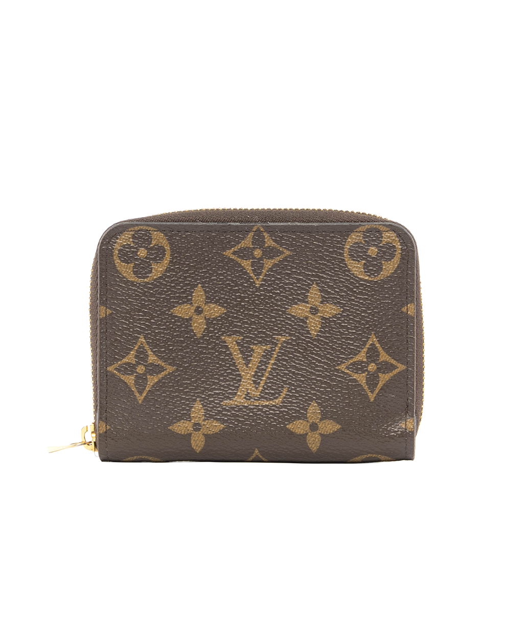 BB253327 LV ZIPPING WALLET SHORT BROWN MONOGRAM CANVAS GHW RA5210