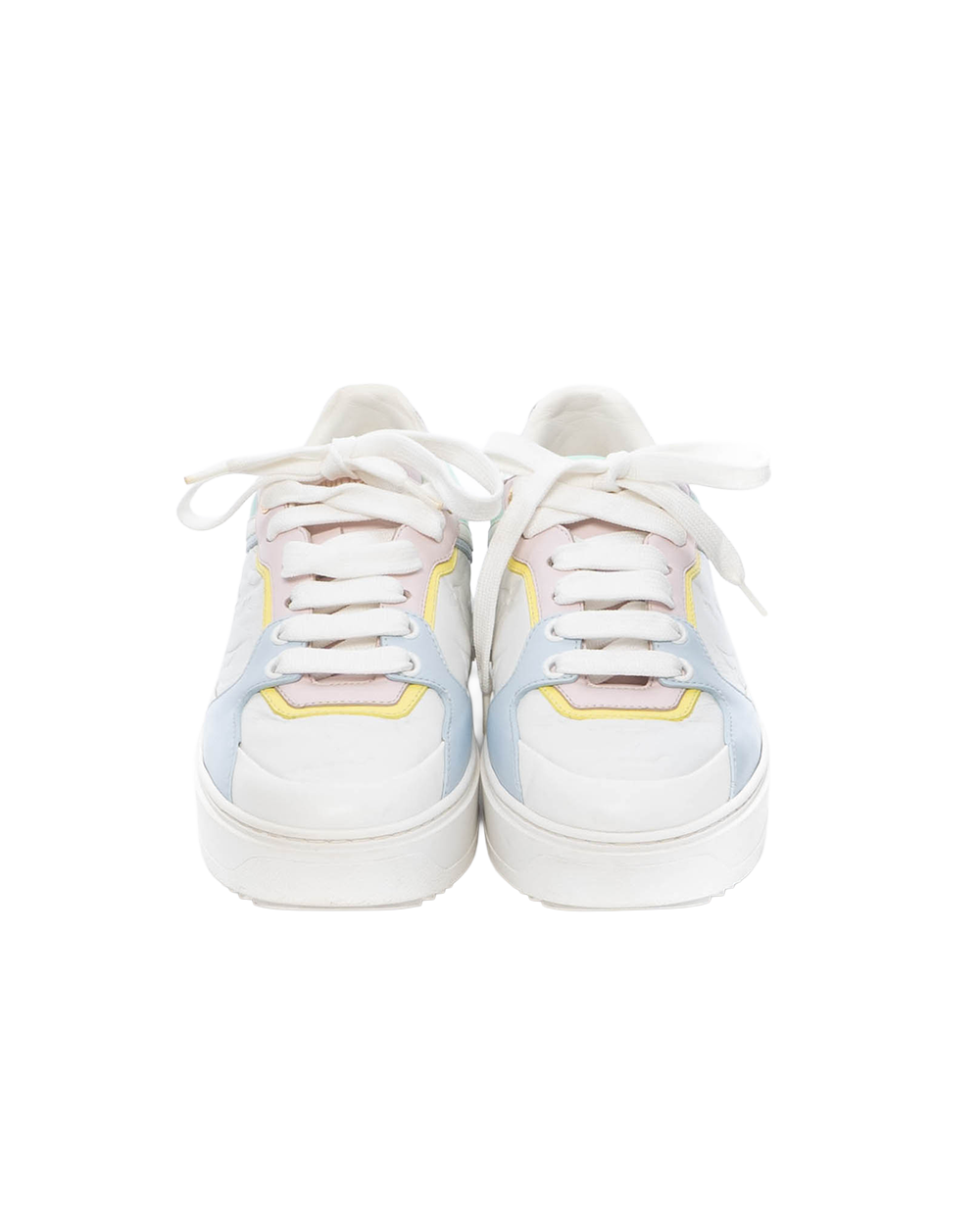 BB253350 LV TIME OUT SNEAKERS 36.5 WHITE PASTEL LAMB GHW FA 0221