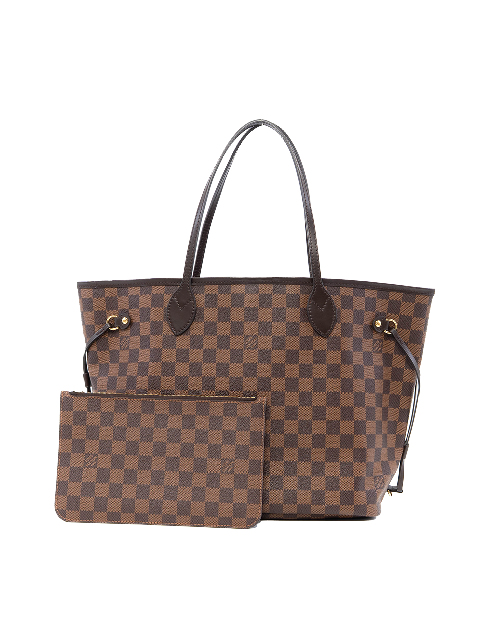 BB253392 LV NEVERFULL MM BROWN DAMIER CANVAS GHW MICROCHIP