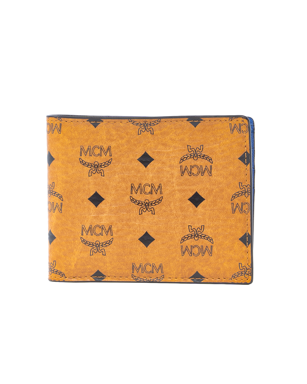 BB253424 MCM BI FOLD WALLET SHORT BROWN CANVAS 10141408