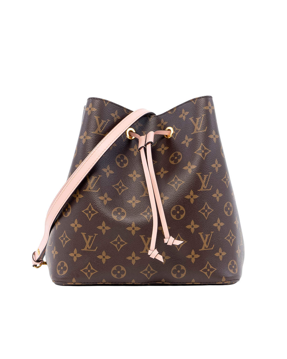 BB253512 LV NEONOE MM BROWN PINK MONOGRAM CANVAS GHW MICROCHIP