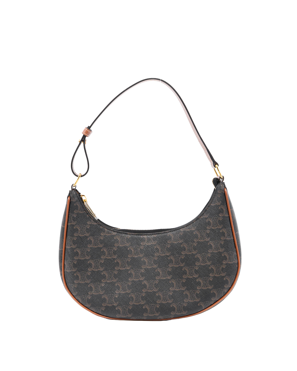 BB253528 CELINE AVA MEDIUM BROWN TAN CANVAS GHW S LM 4291