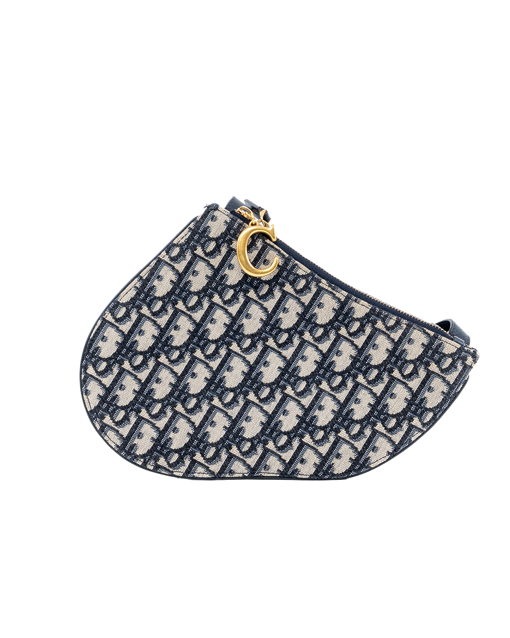 BB253558 DIOR SADDEL BELT BAG WHITE OBLIQUE JACQUARD GHW